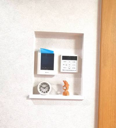 モニター付きインターホンで見知らぬ訪問者も確認できて安心！！