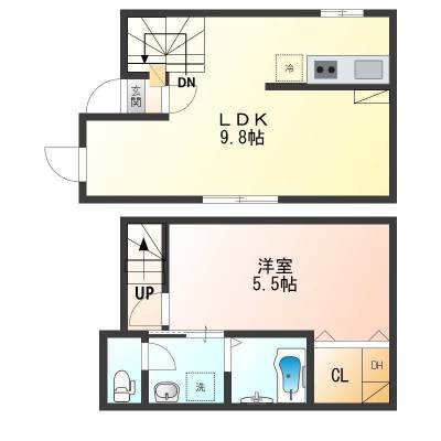 東京都北区 ＧＬＡＣＩＳ１０２の間取り図