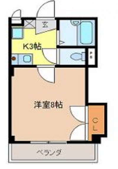 綺麗な8畳なので、部屋の使い勝手バツグン！