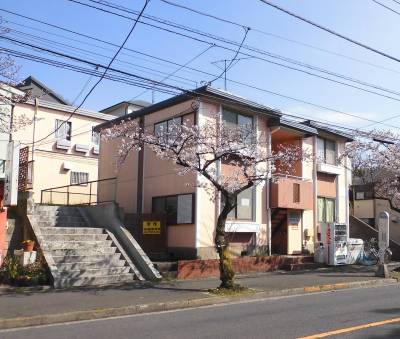 前面道路は桜並木！春が楽しみです！