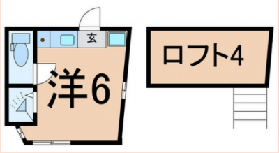 神奈川県横浜市神奈川区 Wenextコロラド201の間取り図