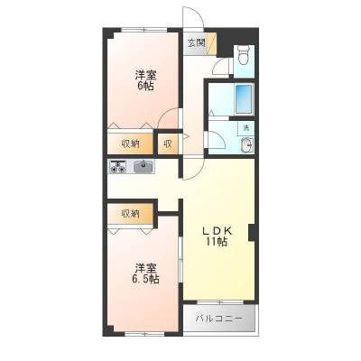 離れた個室設計！全室洋室♪