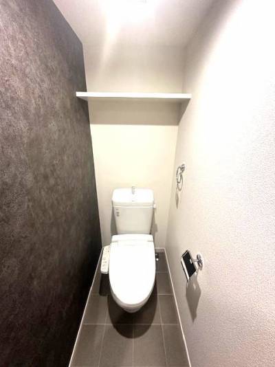 清潔感のあるトイレです。