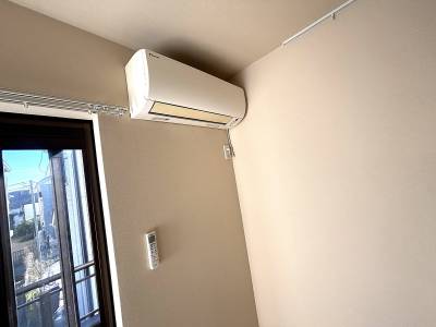 リビングダイニングにはエアコン付き