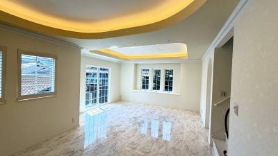 【明るい全館空調のリビング】