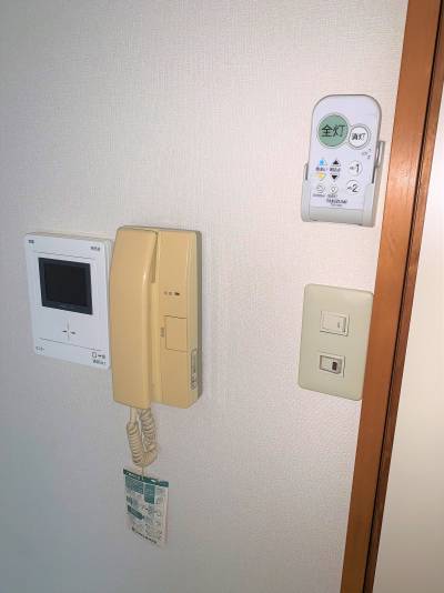 安心のTVモニター付インターフォンです