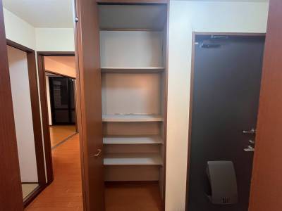 玄関横にも大型収納スペースあり