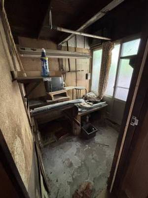 土間スペース。作業部屋に最適！