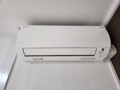 エアコンも新しいです。