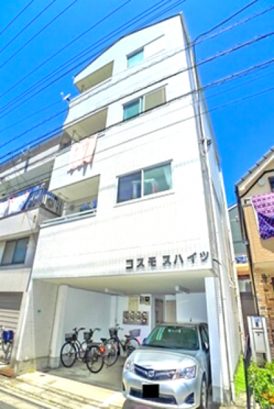 建物前からスカイツリーが見える！