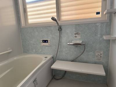 リフォームしたばかりの
ユニットバス。