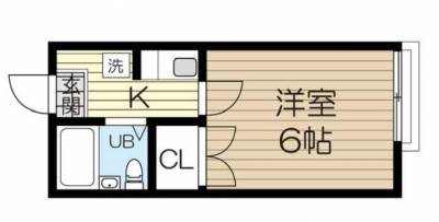 宮城県仙台市青葉区 カーサ・カンナ202の間取り図