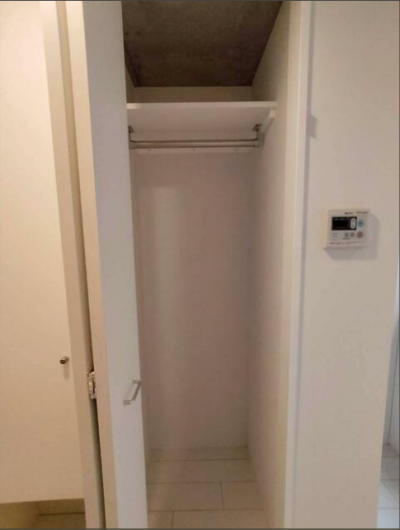 クローゼット内も使いやすいです。