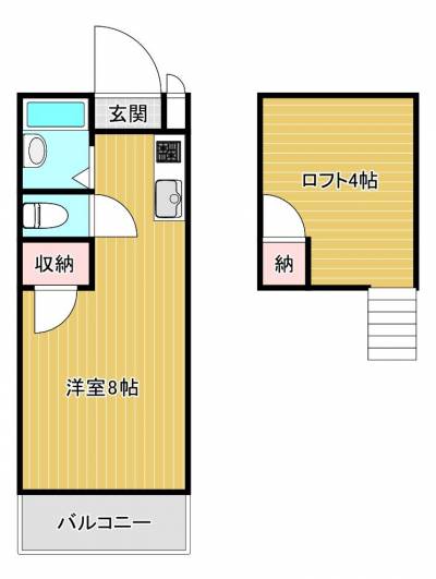 福岡県久留米市 アトリウム津福本町205の間取り図