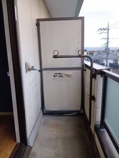 洗濯機置き場です。