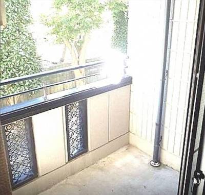 覗かれる不安ないベランダ♪