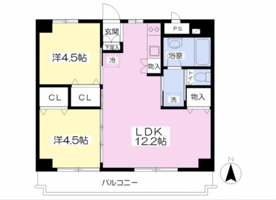 宮城県岩沼市 CASA442303の間取り図