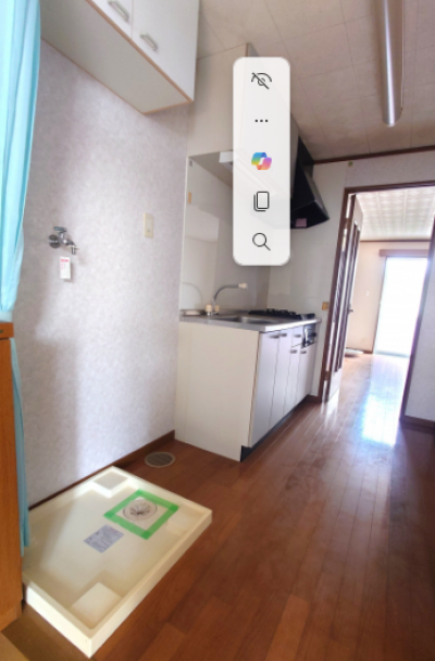 室内洗濯機置き場