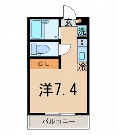 東京都品川区 BLISS旗の台303の間取り図