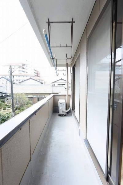 南側にある広いベランダ！