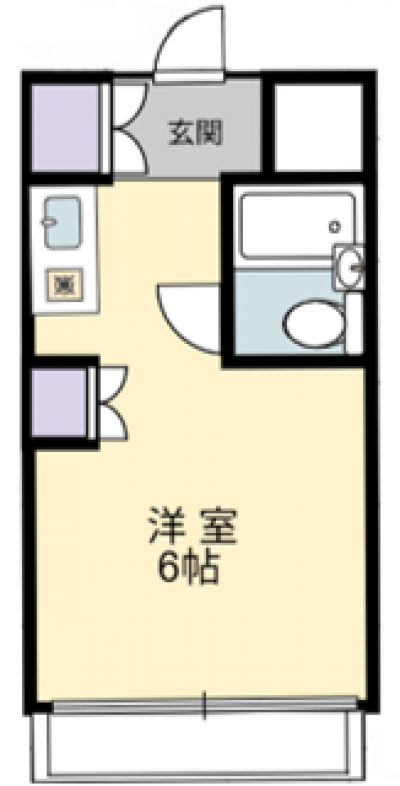 埼玉県川越市 ウインベルソロ川越第6204の間取り図
