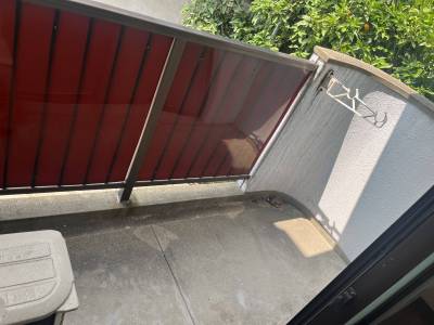 洗濯物も干せるバルコニー