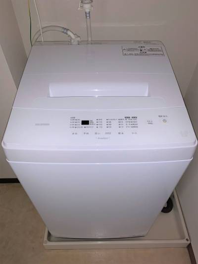 洗濯・脱水容量6.0kgの
大きめ洗濯機付です！