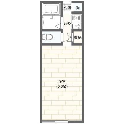 埼玉県鴻巣市 コンフォート206号室の間取り図