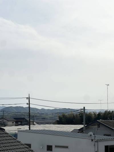 南側のベランダからの景色