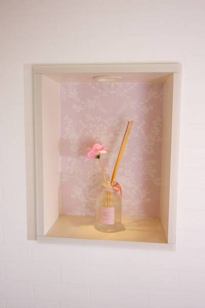 玄関にはオシャレなニッチを設置しました