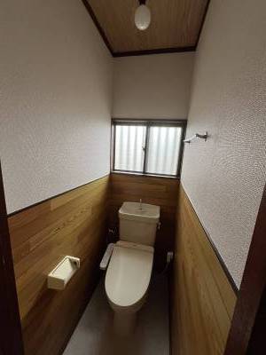 ウォシュレットが付いています。