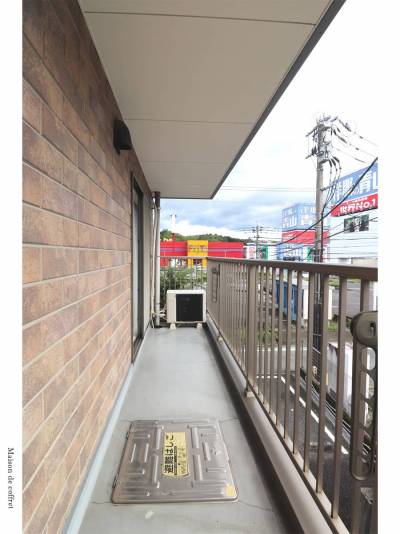 バルコニーも広く取ってあります