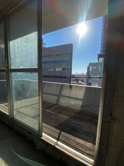 広々としたベランダがあるのは７階だけ