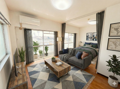 広々としたお部屋（ホームステージングイメージ）