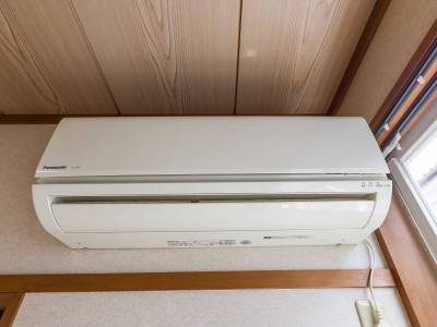 エアコン１台完備。フィルター掃除済みです！
