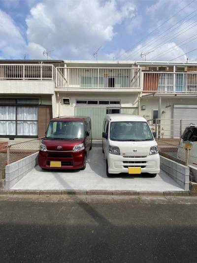 軽自動車であれば2台駐車が可能！幅4.3M、奥行4.3M