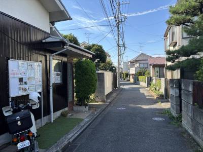 前面道路は狭いけど相互通行