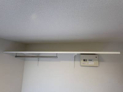 収納棚も付いてます