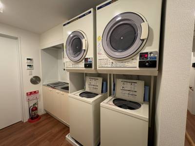 本格的なコインランドリーと乾燥機！