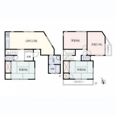 埼玉県飯能市 飯能戸建眺望邸の間取り図