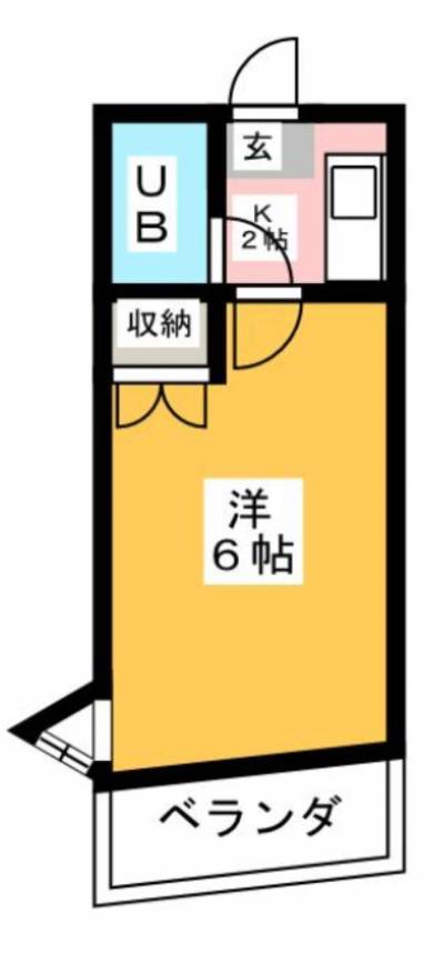 愛知県名古屋市熱田区 ハウザー金山4Cの間取り図