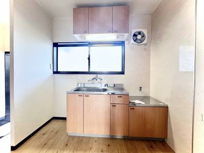 ゆとりのある収納付き