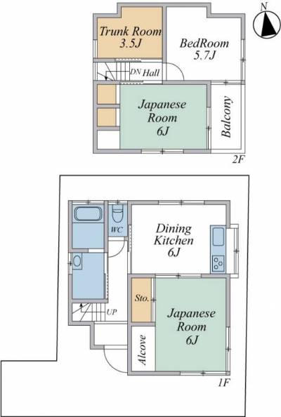 4DKの戸建てです