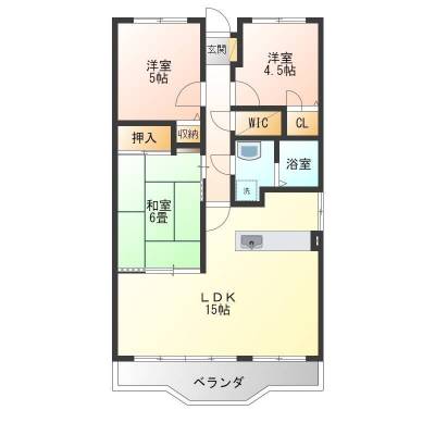 とても広く大家族でもOK。てrワークのオフィス利用可能