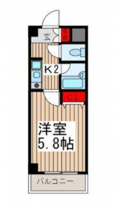 埼玉県川口市 HKビル３０５号室の間取り図