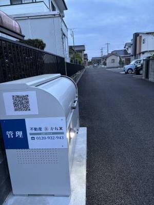 ゴミステーションあり。24時間ゴミ捨て可能