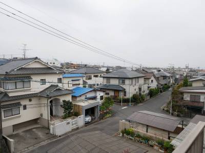 お部屋からの眺めです。閑静で環境の良い住宅街です。