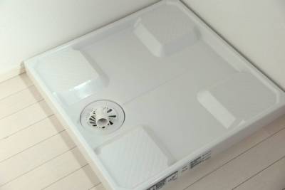 室内洗濯置き場。浴室洗濯乾燥機も