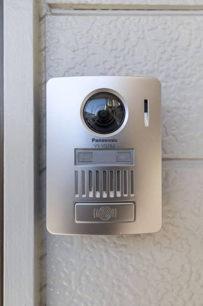 セキュリティ強化！モニター付きインターフォン！