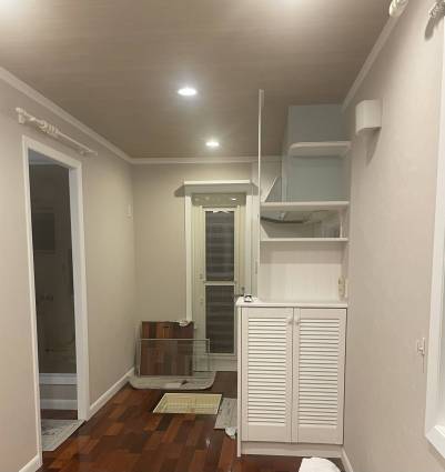 床下収納にも食品・雑貨をしまうことができます♪